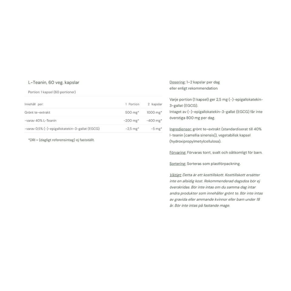 L-Teanin 60 kap - Bild 2