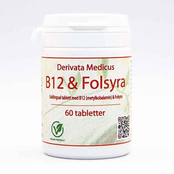B12 & Folsyra (1250µg/600µg) 60 tabl